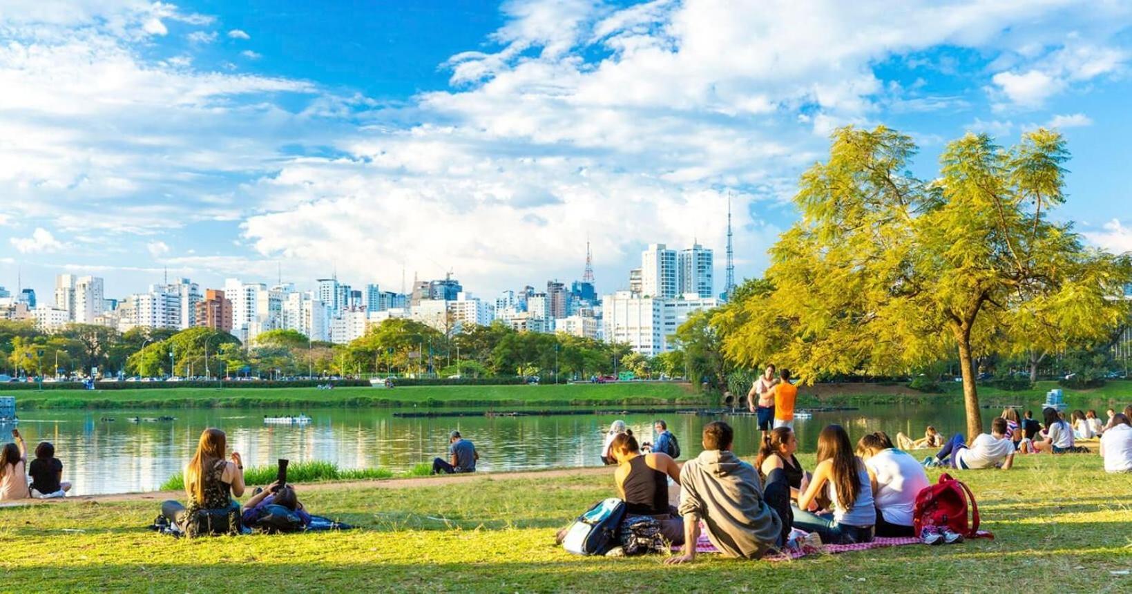 Studios Modernos Totalmente Mobiliados Com Academia Proximo A Metro Parque Ibirapuera E Hospitais Сан-Паулу Екстер'єр фото